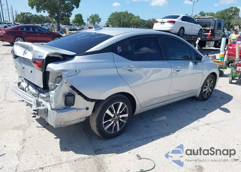 2022 Nissan Versa 1.6 Sv Xtronic Cvt из США, поврежденный, VIN 3N1CN8EV7NL832854